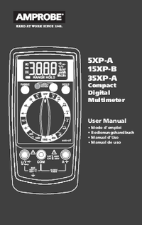 Thumbnail of document Manual - 5XP-A AC/DC Compact Digital Multimeter with VolTect™